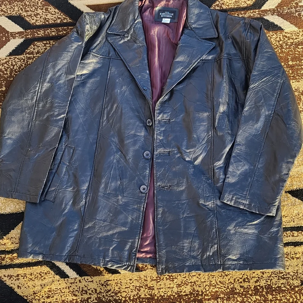 Mens leather jacket - Picture 1 of 4